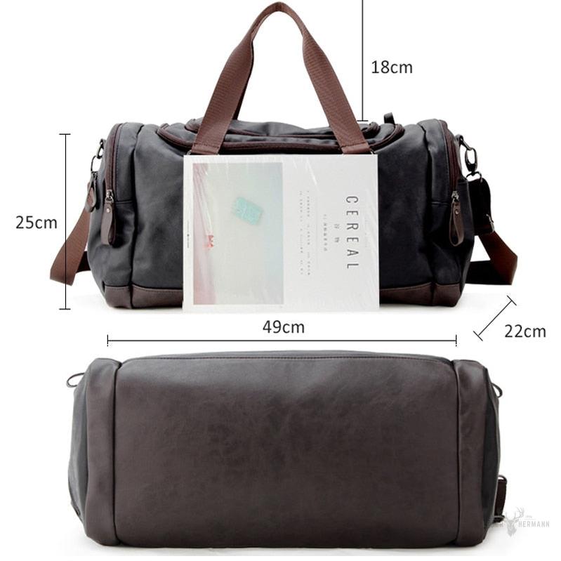 Reise-Lederrucksack – Hochwertige Ledermaterialien, bequem zum Mitnehmen