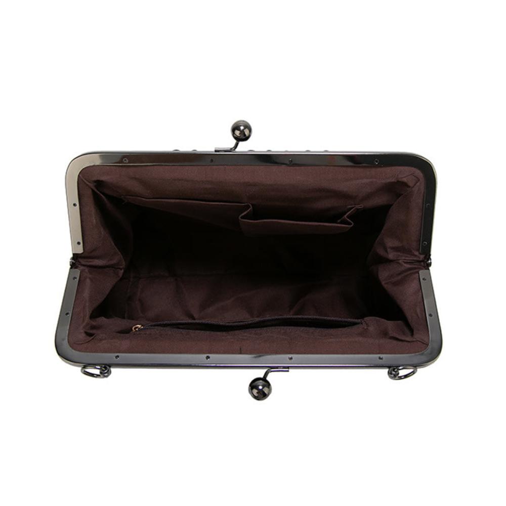 Elegante Vintage Kuss-Schloss Handtasche