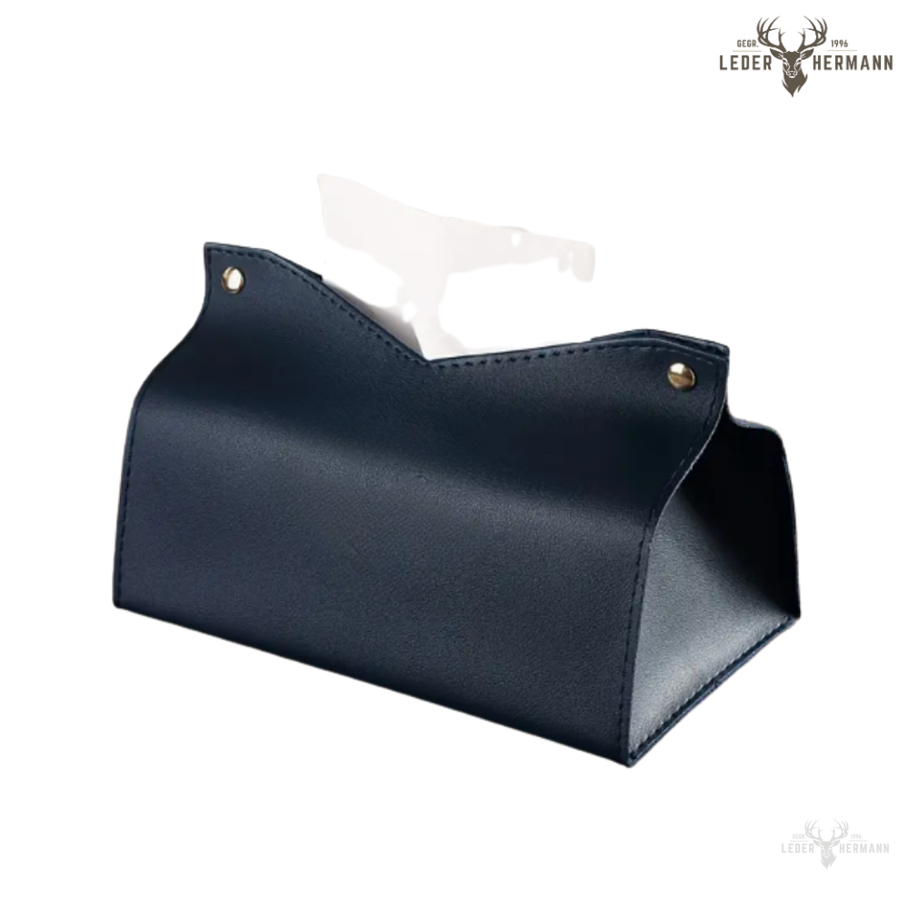 Leder Taschentuch Box