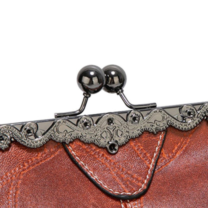 Elegante Vintage Kuss-Schloss Handtasche