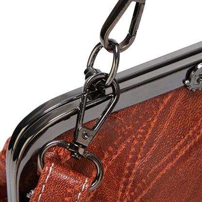 Elegante Vintage Kuss-Schloss Handtasche