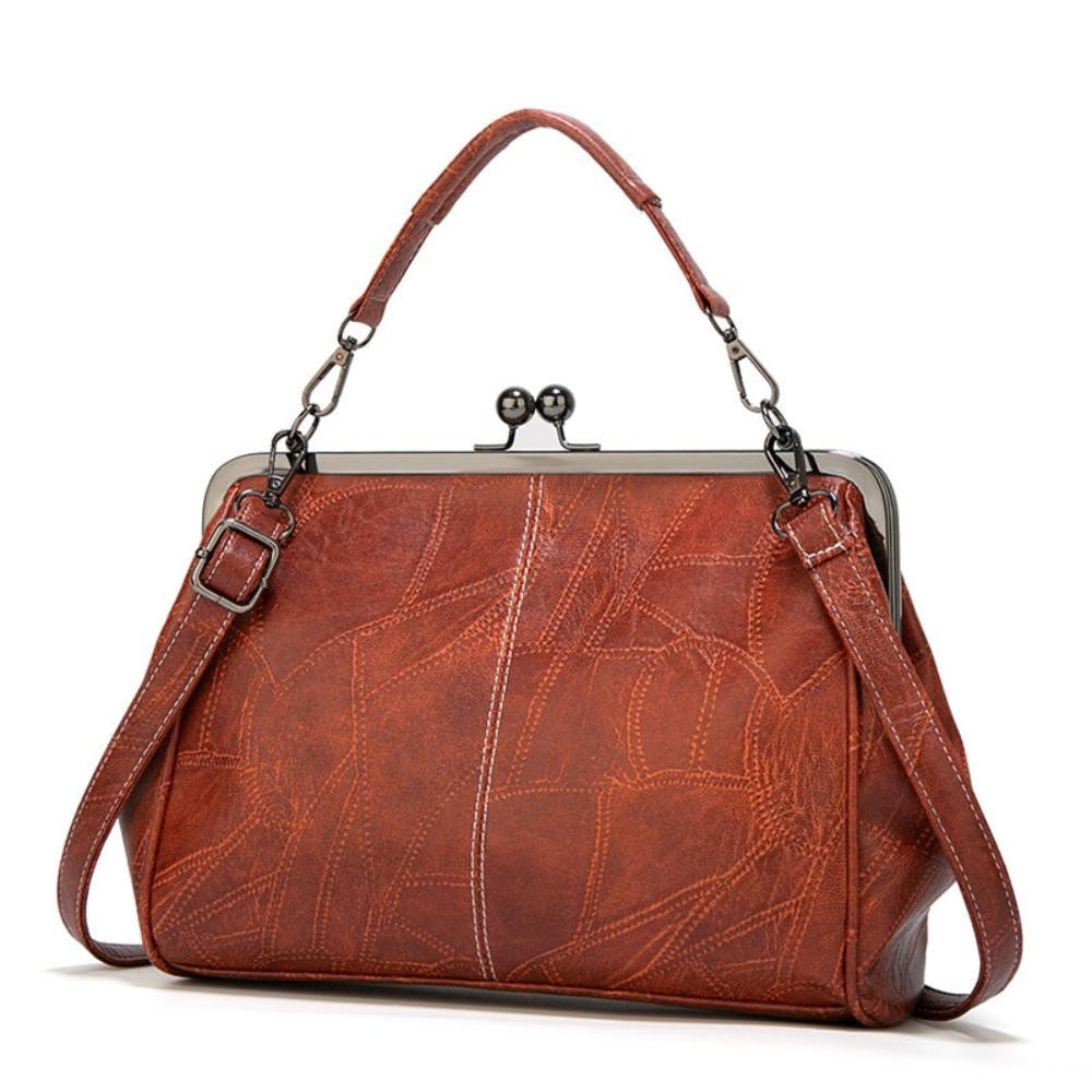 Elegante Vintage Kuss-Schloss Handtasche