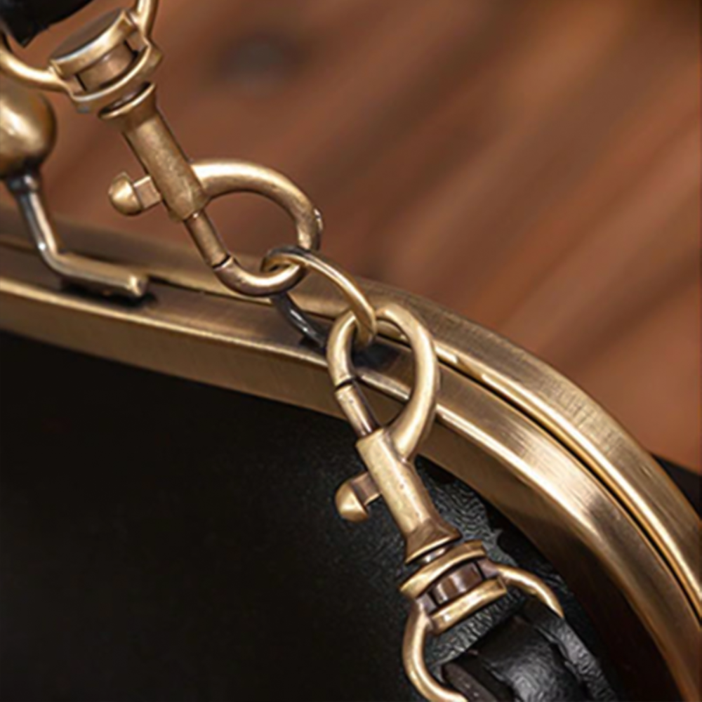 Elegante Vintage Kuss-Schloss-Tasche - Graces Retro Chic Must-Have