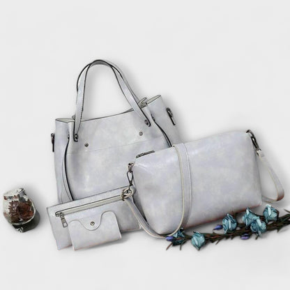 Azura - 4-teiliges Vintage Leder Taschen-Set