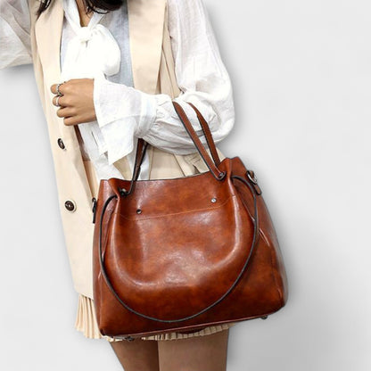 Azura - 4-teiliges Vintage Leder Taschen-Set
