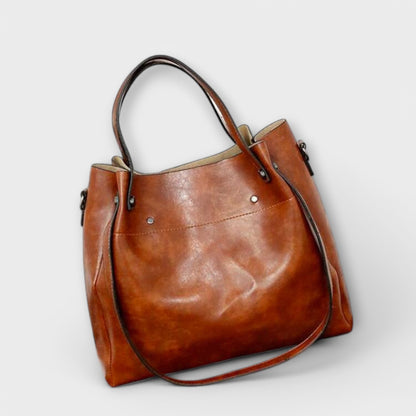 Azura - 4-teiliges Vintage Leder Taschen-Set