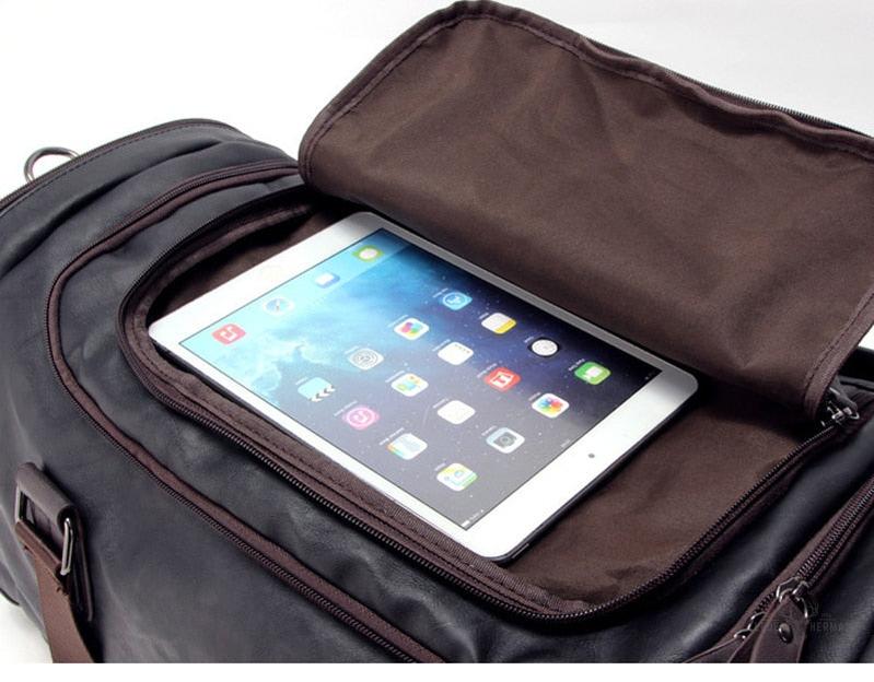 Reise-Lederrucksack – Hochwertige Ledermaterialien, bequem zum Mitnehmen