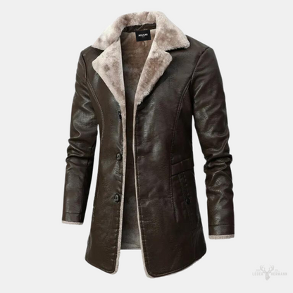 Maverick Soul - Herren Lederjacke mit kuscheliger Innenfütterung für einen stilvollen Look