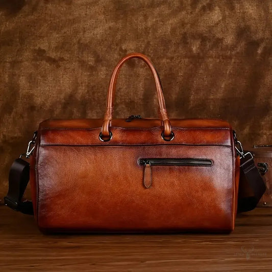 Elegante echte Leder-Retro-Umhängetasche für Frauen