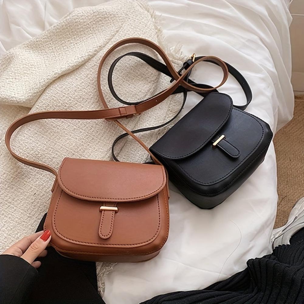 Stilvolle Retro Saddle Crossbody Tasche von Amelia
