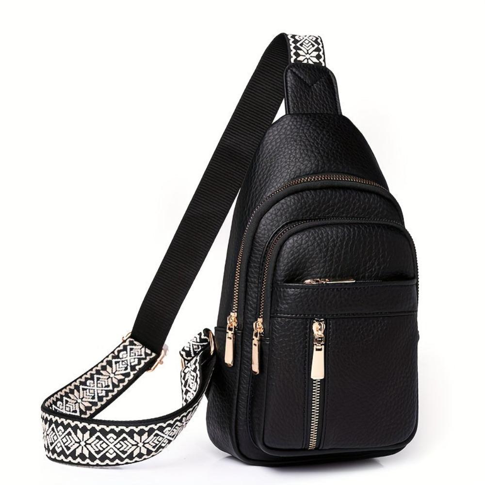 Rustikale Hazel Vintage Chest Crossbody Tasche für stilbewusste Abenteuer