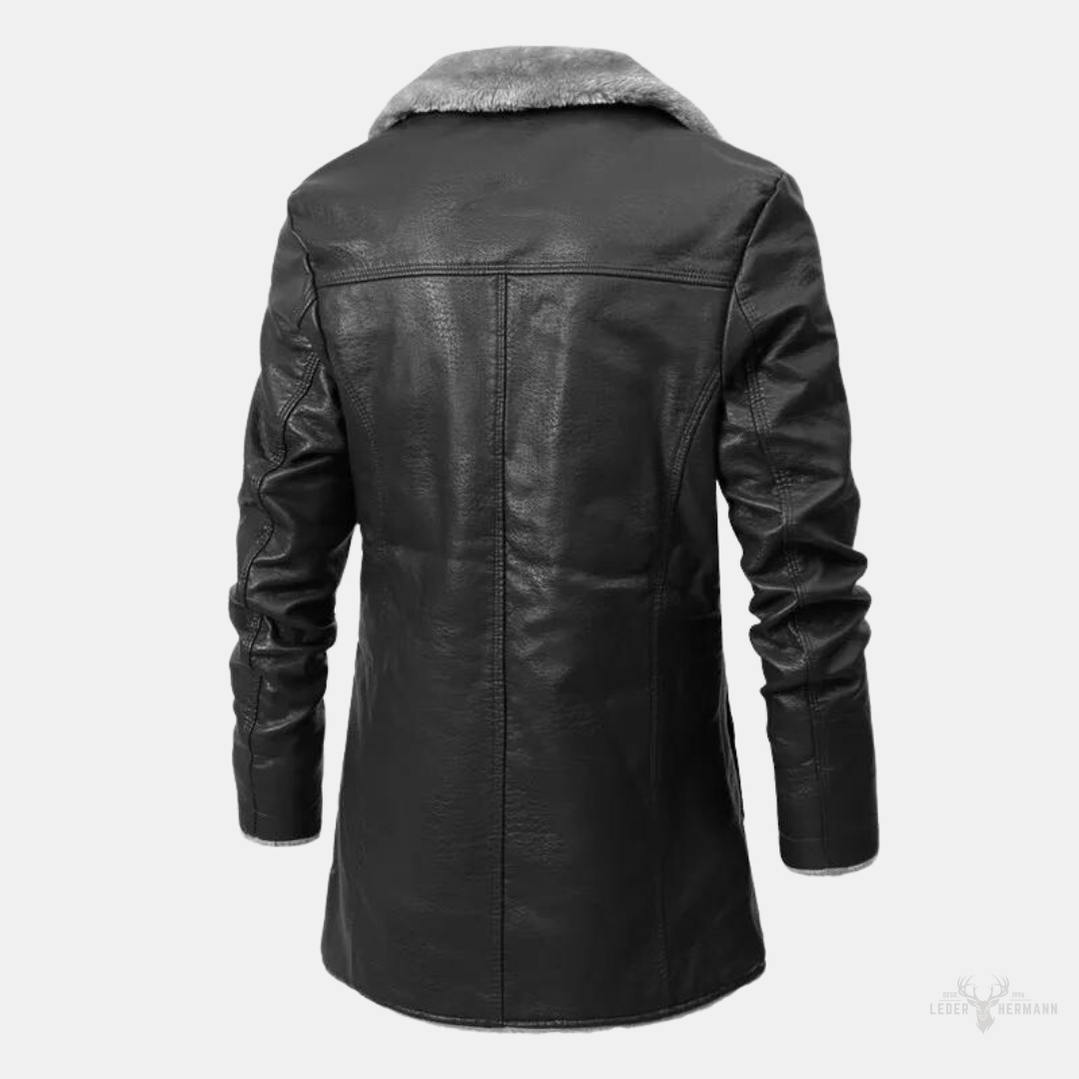 Maverick Soul - Herren Lederjacke mit kuscheliger Innenfütterung für einen stilvollen Look