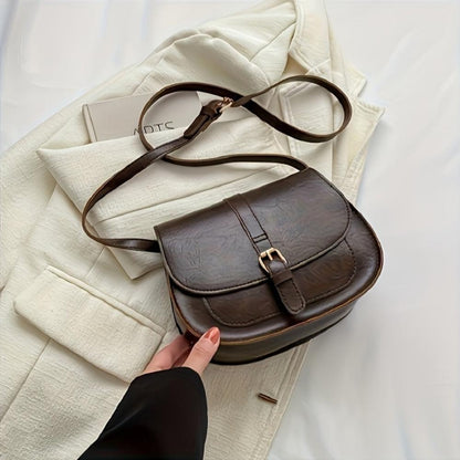 Evelyn Elegante Saddle Crossbody Bag