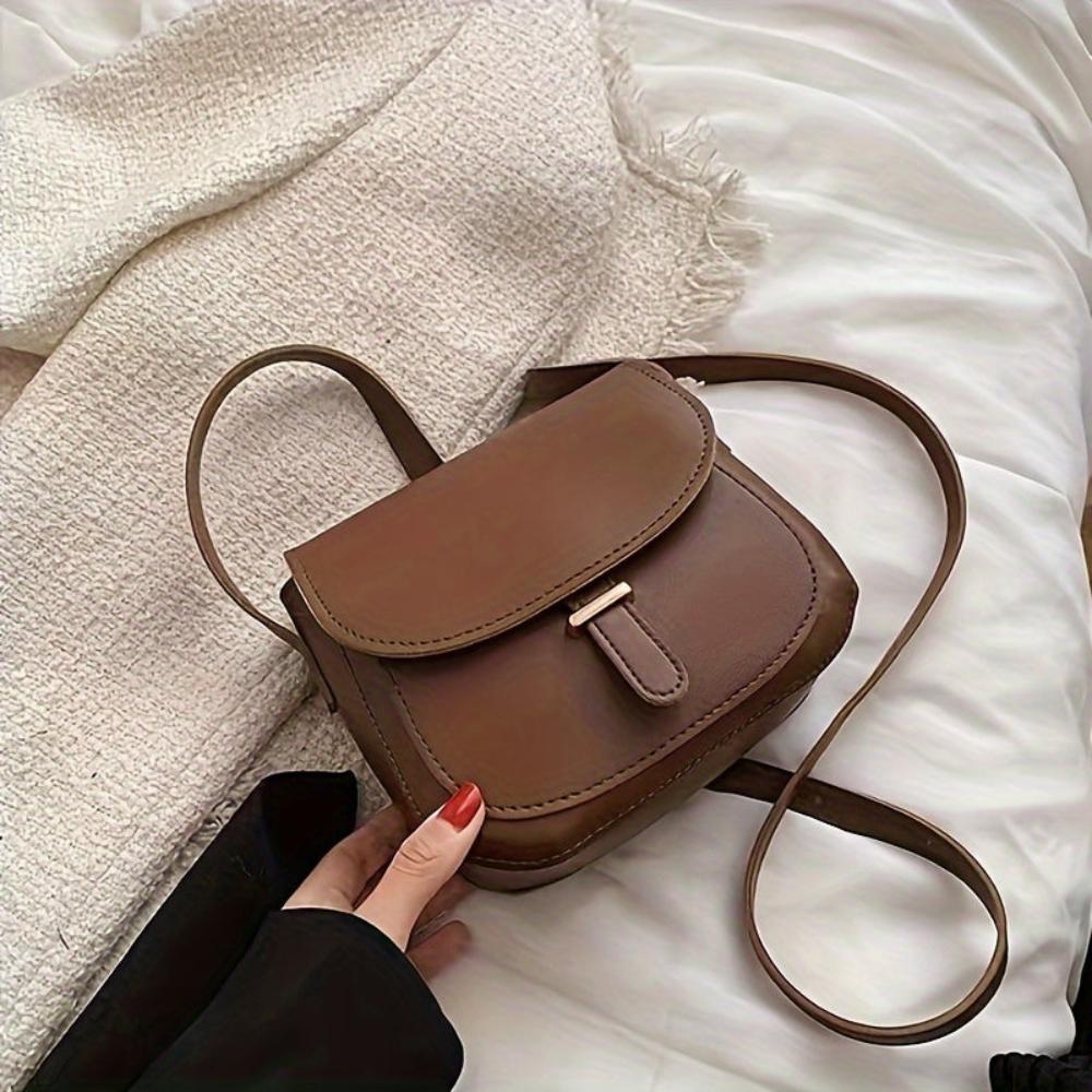 Stilvolle Retro Saddle Crossbody Tasche von Amelia