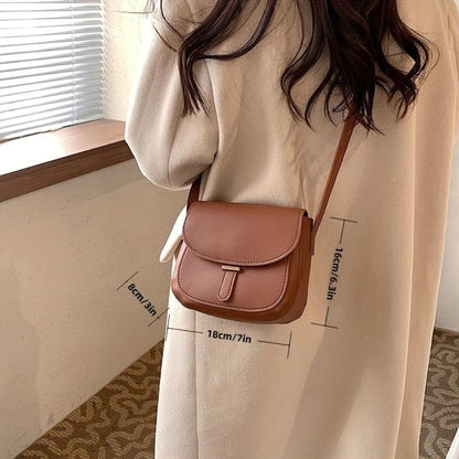 Stilvolle Retro Saddle Crossbody Tasche von Amelia