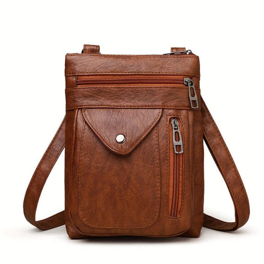 Stylische Vintage Clara Umhängetasche