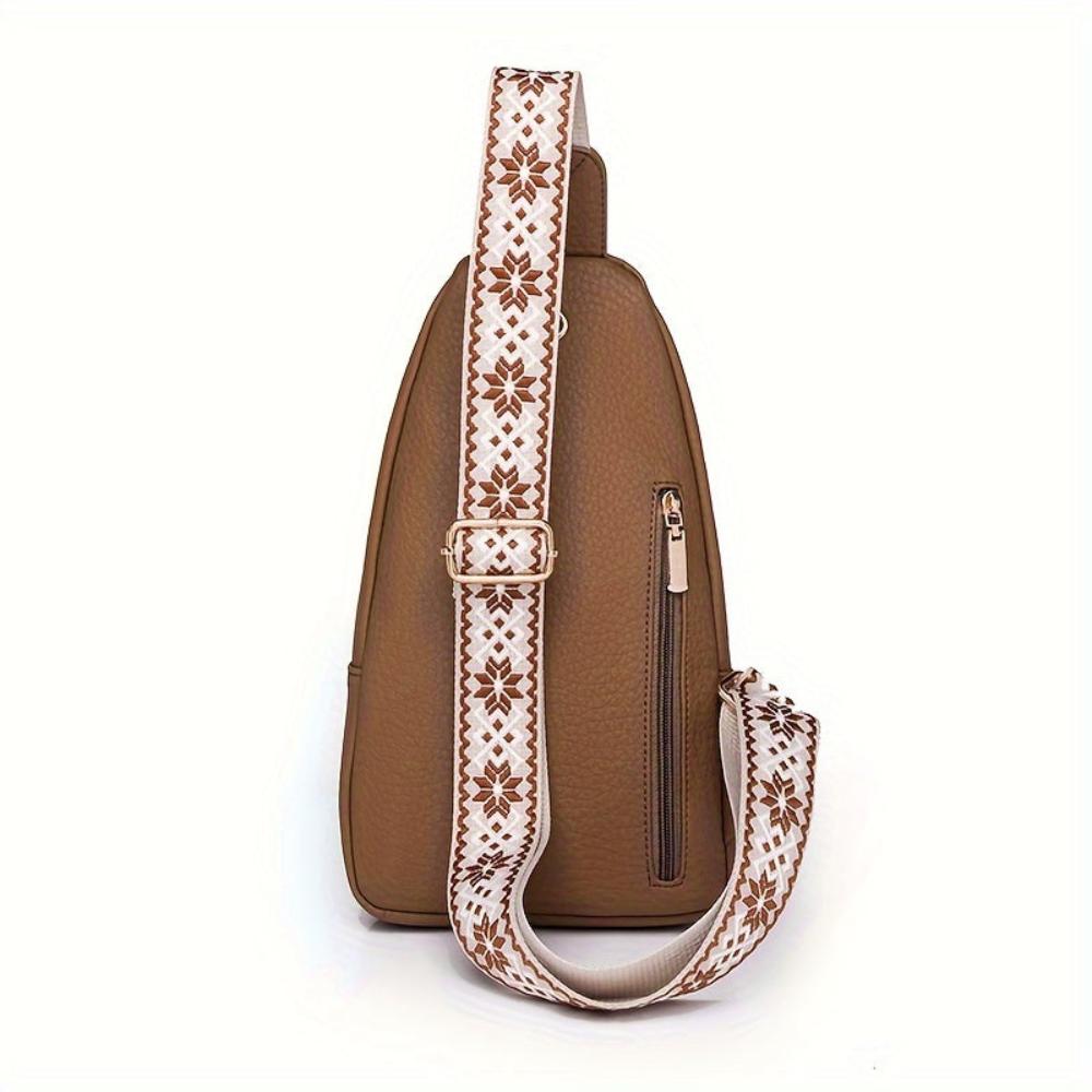 Rustikale Hazel Vintage Chest Crossbody Tasche für stilbewusste Abenteuer