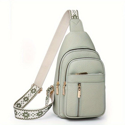 Rustikale Hazel Vintage Chest Crossbody Tasche für stilbewusste Abenteuer