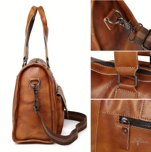 Große Leder Herren Tasche Maximum