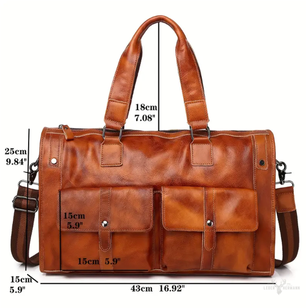 Große Leder Herren Tasche Maximum
