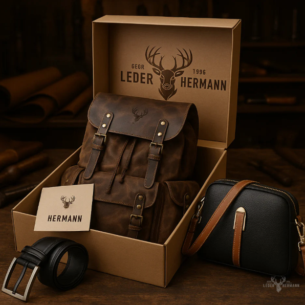 2 Stück Luxus Rundleder-Gürtel Set - Schwarz & Dunkelbraun, Vollleder, Langlebig und Elegant für Herren