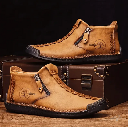 Hermann`s bequeme Leder Schuhe für den Altag
