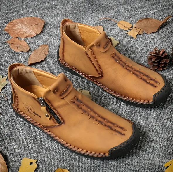 Hermann`s bequeme Leder Schuhe für den Altag