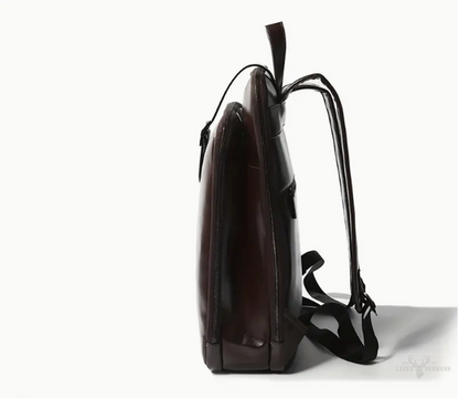 Vintage Reise Leder Rucksack mit Laptop Fach