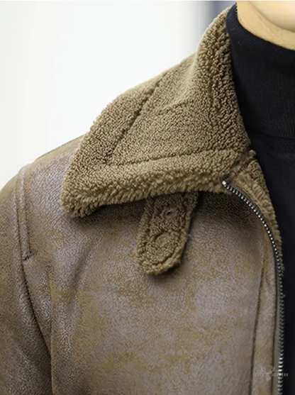 Die Matt Gebürstete Herren-Lederjacke – 9677 von Hermann