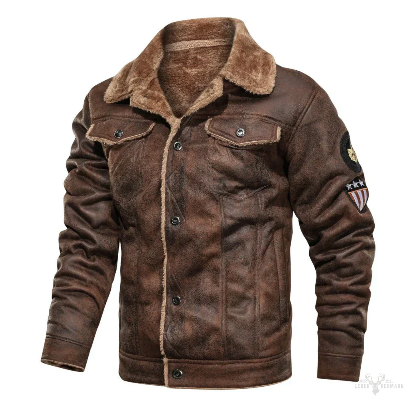 Flight Streak Luxus-Lederjacke für einen mutigen und stilvollen Look