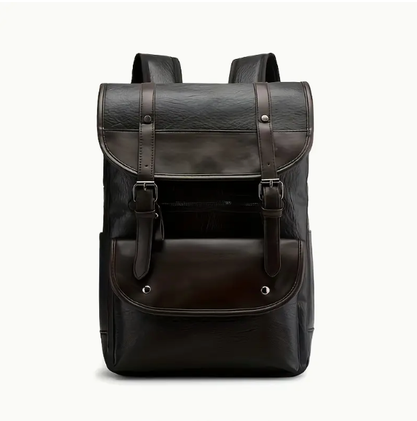 Mulifunctionaler Verschluss Leder Rucksack | IDEALISMUS