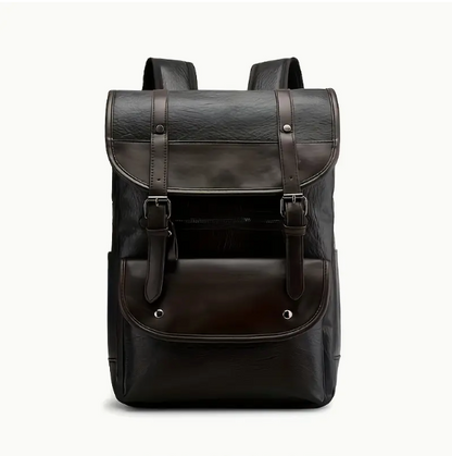 Mulifunctionaler Verschluss Leder Rucksack | IDEALISMUS