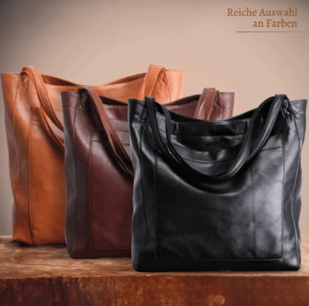 Lorena's Trendy Elegance | Stilvolle Ledertasche für jeden Anlass