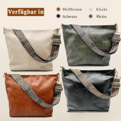 Stilvolle Schultertasche mit eleganter Verzierung - Hermann`s Favorit