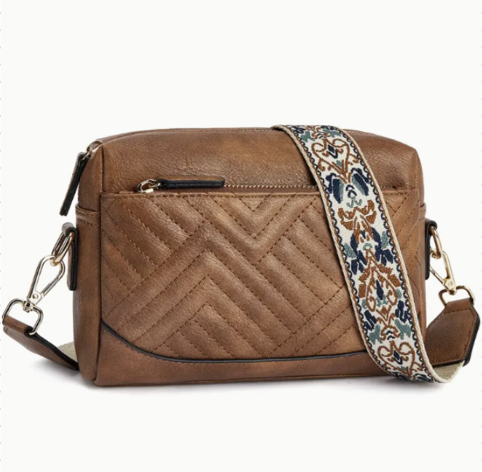 Lisa die Elegant verspielte | Leder Schultertasche