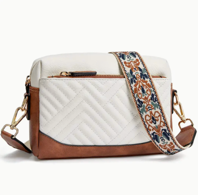 Lisa die Elegant verspielte | Leder Schultertasche