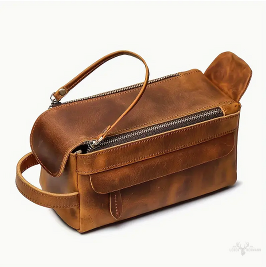 Rindsleder Kulturtasche