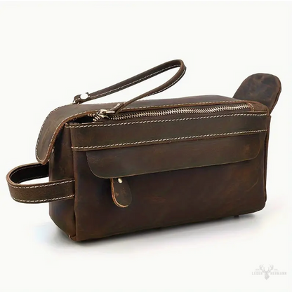 Rindsleder Kulturtasche
