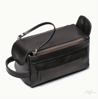 Rindsleder Kulturtasche