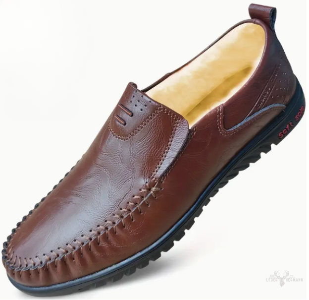 Hermann`s Slip-On Leder Schuhe