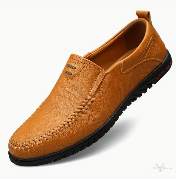 Hermann`s Slip-On Leder Schuhe