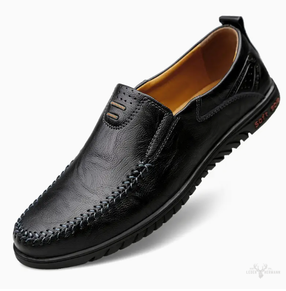 Hermann`s Slip-On Leder Schuhe