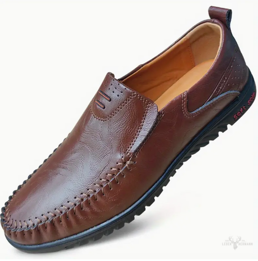 Hermann`s Slip-On Leder Schuhe