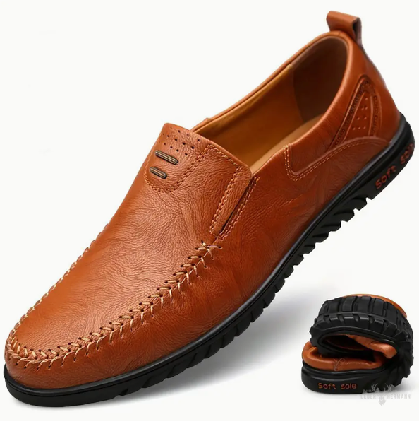 Hermann`s Slip-On Leder Schuhe