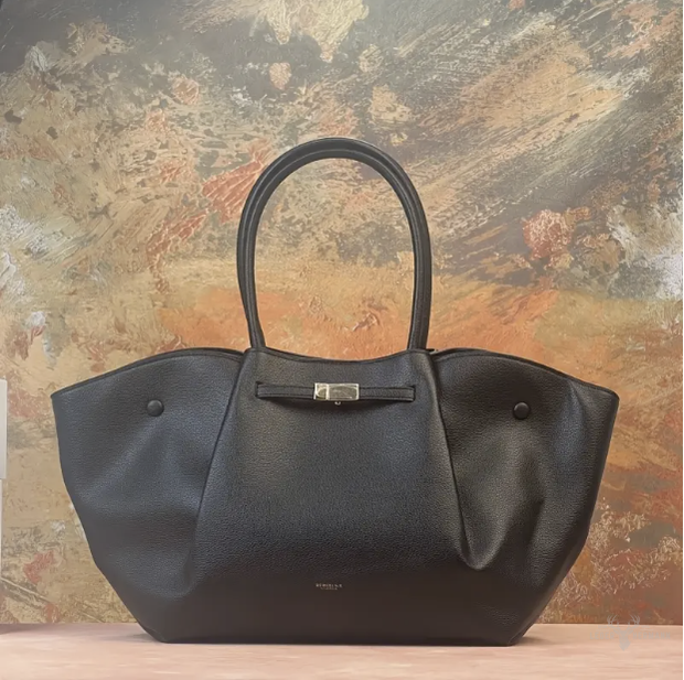 Elegante weiche Echt-Ledertasche mit großem Fassungsvermögen