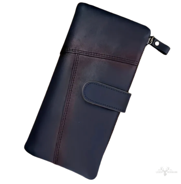 Personalisierte Leder Vintage RFID Echleder Geldbörse