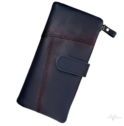 Personalisierte Leder Vintage RFID Echleder Geldbörse
