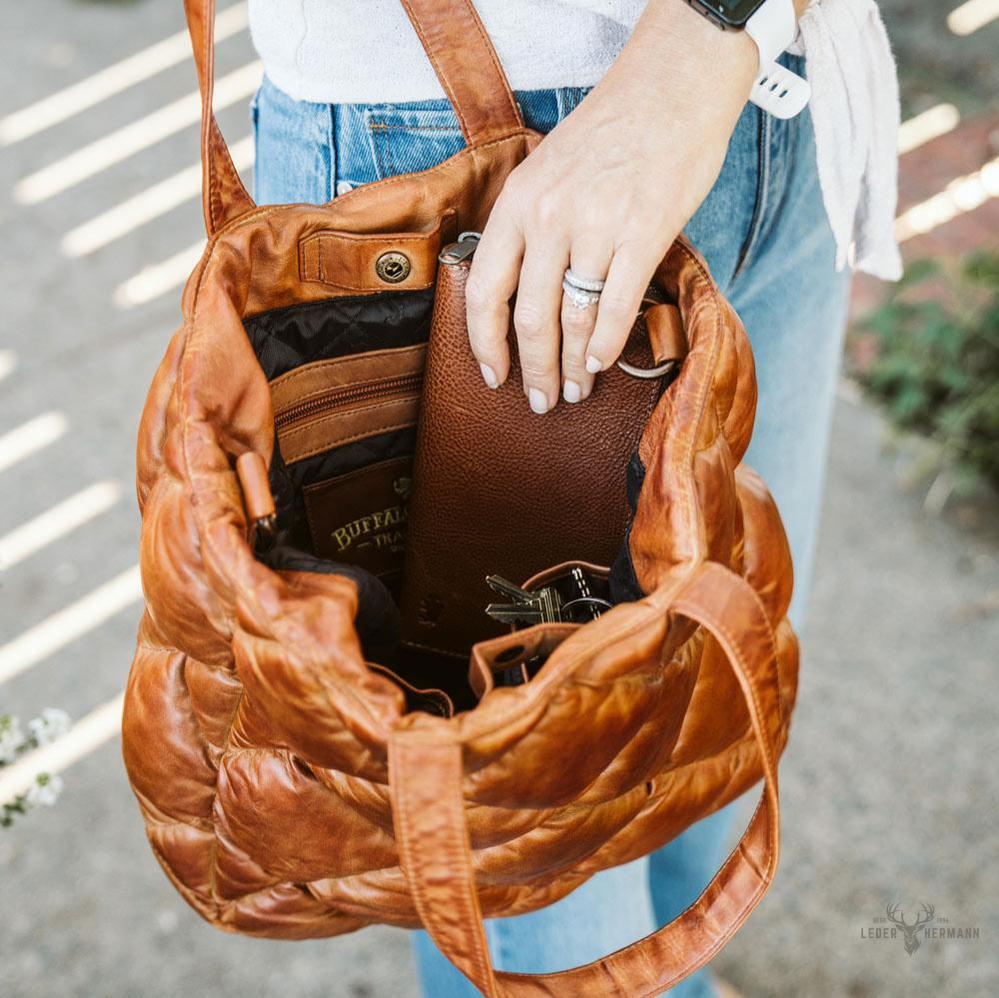 Brider-Leather Tote in limitierter Edition – Große Version in Vintage Tan
