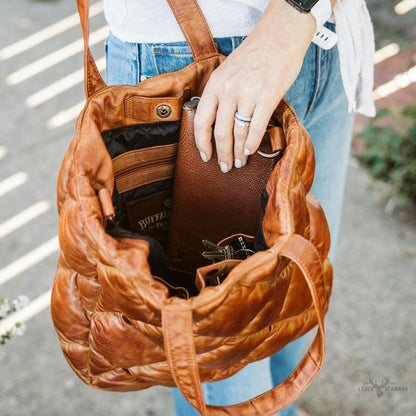Brider-Leather Tote in limitierter Edition – Große Version in Vintage Tan