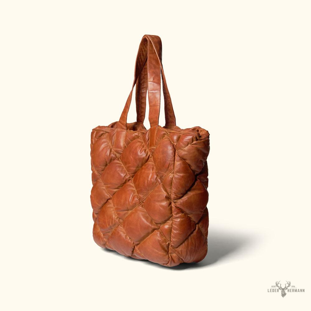 Brider-Leather Tote in limitierter Edition – Große Version in Vintage Tan